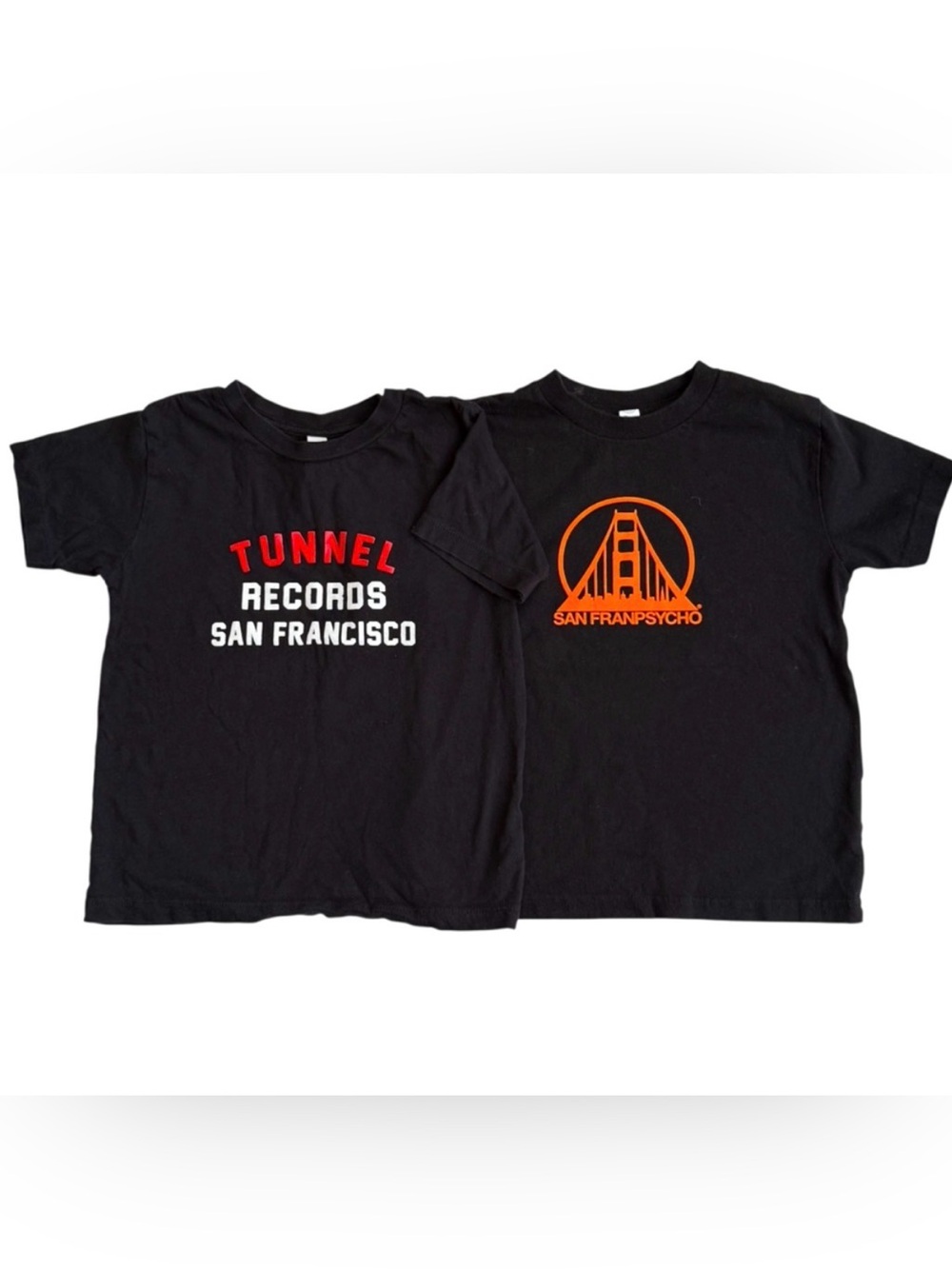 San Francisco Tunnel Top Records and San Franpsycho T-Shirt Bundle Size 5T